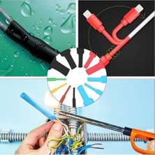TeknoKapsül Makaron Kablo Koruyucu 530 Parça Isıyla Daralan, Elektrik Kablosu Dayanıklı Koruyucu Set Kutulu Yük