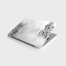 TeknoKapsül Laptop Notebook Pc Kaplama Etiketi Yuvarlak Desen