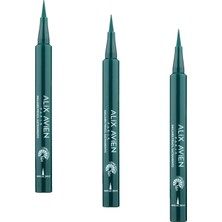 TeknoKapsül Uzun Süre Kalıcı, Suya Dayanıklı Yumuşak Uçlu Yeşil Göz Kalemi - Inkliner Eyeliner Sacramento (3