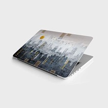 TeknoKapsül Laptop Bilgisayar Notebook Pc Kaplama Etiketi Şehir