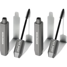 TeknoKapsül Suya Dayanaklı Yoğun Pigmentasyonlu Hacim Veren Doğal Kıvrımlı Siyah Maskara - Waterproof Mascara (