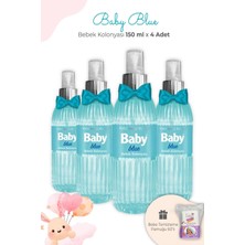 TeknoKapsül Baby Bebek Kolonyası 150 ml x 4 Adet Kare Bebek Pamuğu