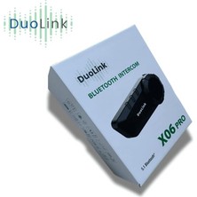 TeknoKapsül X06 Interkom Bluetooth 6 Kişi Grup Motosiklet Kulaklık Müzik Paylaşımı Kask Intercom Sesli Yanı