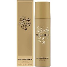 TeknoKapsül Rabanne Lady Million Deo Spray Kadın Deodorant, 150 ml