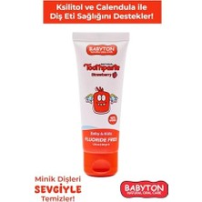 TeknoKapsül Babyton Doğal Çilekli Macunu 3'lü Set 50 gr