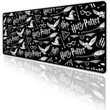 TeknoKapsül Potter Simgeler Tasarım Oyun Klavye Mouse Pad Masa Matı 70X30 cm