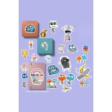 TeknoKapsül Gumball Paketi/bullet Journal Defter Çıkartma Ajanda Laptop Etiket