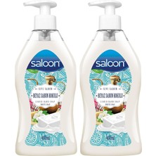 TeknoKapsül Saloon Sivi Sabun Beyaz Sabun Kokulu 400 ml 2li Paket