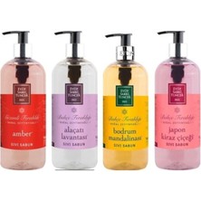 TeknoKapsül , Lavanta, Kiraz Çiçeği, Mandalina Sıvı Sabun 500 ml x 4
