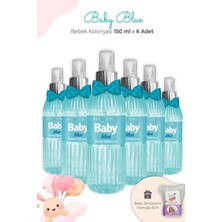 TeknoKapsül Baby Bebek Kolonyası 150 ml x 6 Adet Kare Bebek Pamuğu