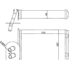 TeknoKapsül Kalorifer Radyatörü Klimasiz Al/mknk Transporter T4 96-03 Kal 346445