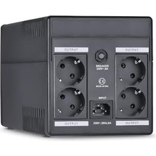 TeknoKapsül Powerful SLE-1000 1000VA 1kva 600W Line Interactive Ups Kesi̇nti̇si̇z Güç Kaynaği