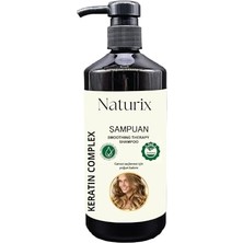 TeknoKapsül Naturix Keratin Kompleks Düzleştirici Şampuan 600ML - Pürüzsüz Parlak Saçlar Için