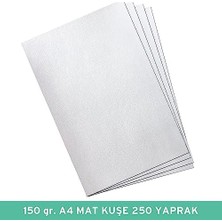 TeknoKapsül 150 gr A4 Mat Kuşe Kağıt, 250 Yaprak