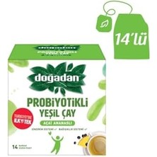 TeknoKapsül Probiyotikli Yeşil Çay Açai Ananaslı 14'lü