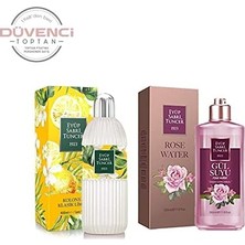 TeknoKapsül Klasik Limon Cam 400 Ml, Gül Suyu 350 ml