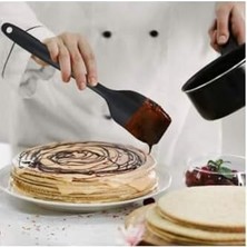 TeknoKapsül Dayanıklı Silikon Spatula Seti, 6 Parça, Siyah