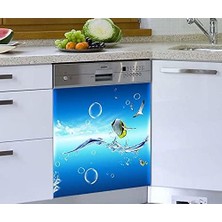 TeknoKapsül Bulaşık Makinesi Kaplama Beyaz Eşya Kaplama Suda Balık