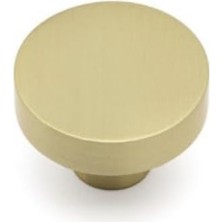 TeknoKapsül Mat Altın Renkli 38 mm Tek Delikli Kulp