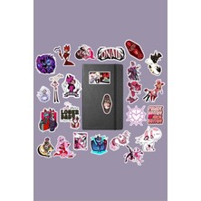 TeknoKapsül Hazbin V3 Paketi/bullet Journal Defter Çıkartma Ajanda Laptop Etiket, 787648768467
