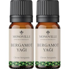 TeknoKapsül Monoville Bergamot Uçucu Yağı 10 ML%100 Saf Doğal (Bergamot Essantial Oil) (2 Paketi)