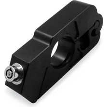 TeknoKapsül Metal Motosiklet Kilidi Gidon Tipi Motor Kilit Kırılmaz Su Geçirmez Siyah