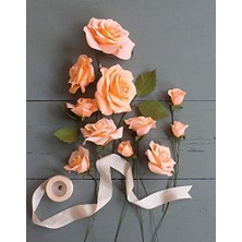 TeknoKapsül Lia Griffith LG40001 Lia Flower Crepe Kit Güller, Farklı Renklerde, Tek Beden