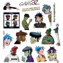 TeknoKapsül Gorillaz Notebook Tablet Telefon Ajanda Laptop Defter Seti
