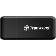 TeknoKapsül Transcend USB 3.0/3.1 Gen 1 Çok Fonksiyonlu Kart Okuyucu TS-RDF5K, Siyah