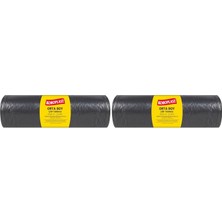 TeknoKapsül Orta Boy Torbası 20 Adet 55X60 Cm, Sızdırmaz & Yırtılmaz, Çift Katlı, Geri Dönüştürülebilir