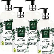 TeknoKapsül Keçi Sütlü Sıvı Sabun 500 ml x 4