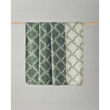 TeknoKapsül Ivy Trellis Pamuklu Size Battaniye 220X240 cm Yeşil
