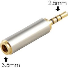 TeknoKapsül 3.5 mm 2.5 mm Çevirici 3 Çizgi 4 Boğum 3.5 mm 2.5 mm Çevirivi 3.5 mm Kualklık Mikrofon 2.5 mm
