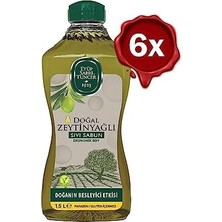 TeknoKapsül Doğal Zeytinyağlı Sıvı Sabun 1.5 Lt x 6
