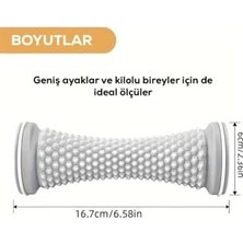 TeknoKapsül Mucit Ayak Masaj Silindiri - Derin Doku Masajı Için Yüksek Performanslı Silindir