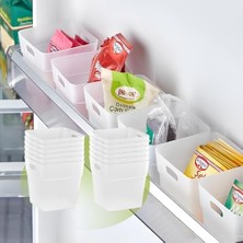TeknoKapsül Life 12 Adet Buzdolabı Kapak Içi Düzenleyici Banyo Organizer MIT1104