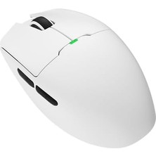 TeknoKapsül Aigo GM80 Beyaz Kablosuz Mouse - 12000 Dpi, PAW3311 Sensör, 3 Modlu Bağlantı (Usb, 2.4g