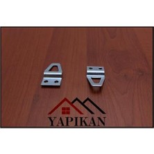 TeknoKapsül Mr.bracket 10 Ad. Tablo Kancası Kıvrık Model - Metal Çerçeve Askısı Aparatı - Vidalı Fotoğraf Resim