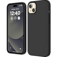 TeknoKapsül 15 Kılıf 6.1 ile Uyumlu, Ince Sıvı Silikon 3 Katmanlı Tam Kaplamalı Yumuşak Jel Kauçuk Telefon Kılı