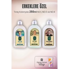 TeknoKapsül Tıraş Kolonya Seti 1-3-4 Zigzag Pamuk 100 gr