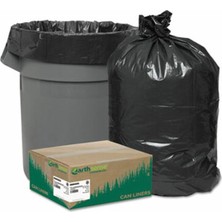 TeknoKapsül Earthsense Ticari RNW4850 Konserve Astarı 40X46, 40-45 Gal, 1,25 Mil, Siyah, (100'LÜ Kutu)