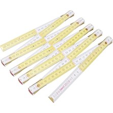 TeknoKapsül Bmi Holzgliedermassstab Kayın Ağacı, Gliederstaerke 3 Mm, 1 Adet, Beyaz, Sarı, 982980200