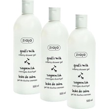 TeknoKapsül Ziaja Keçi Sütü Kremli Duş Jeli 500 ml (3 Paketi)
