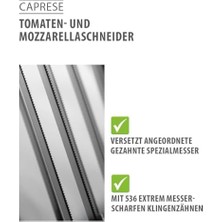 TeknoKapsül 12371 – Domates Mozarella Kesim Için Kahve Kupası, Gri, Moyen