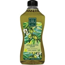 TeknoKapsül Doğal Zeytinyağlı Sıvı Sabun Ayvalık Zeytin Çiçeği 1500 ml Pet Şişe