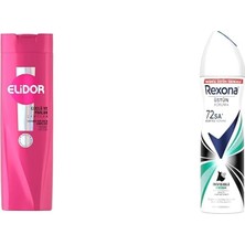 TeknoKapsül Elidor Saç Bakım Şampuanı Güçlü Parlak 400 ml + Kadın Sprey Deodorant Invisible Fresh Dee