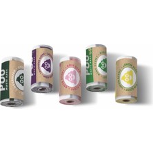 TeknoKapsül M-Pets Poo Dışkı Poşeti 15 Yaprak Naturel 30'lu Paket