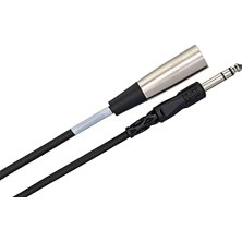 TeknoKapsül STX-105M 1/4" Trs - XLR3M Dengeli Ara Bağlantı Kablosu, 5 Ayak