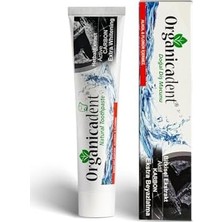 TeknoKapsül Organicadent Aktif Karbonlu Doğal Macunu, Florür Içermeyen, Vegan Formül, Beyazlatıcı Etkili, 7