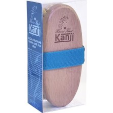 TeknoKapsül Doğal At Kılı Masaj Kuru Fırçalama Için Kemerli Vücut Peeling Selülit Fırçası